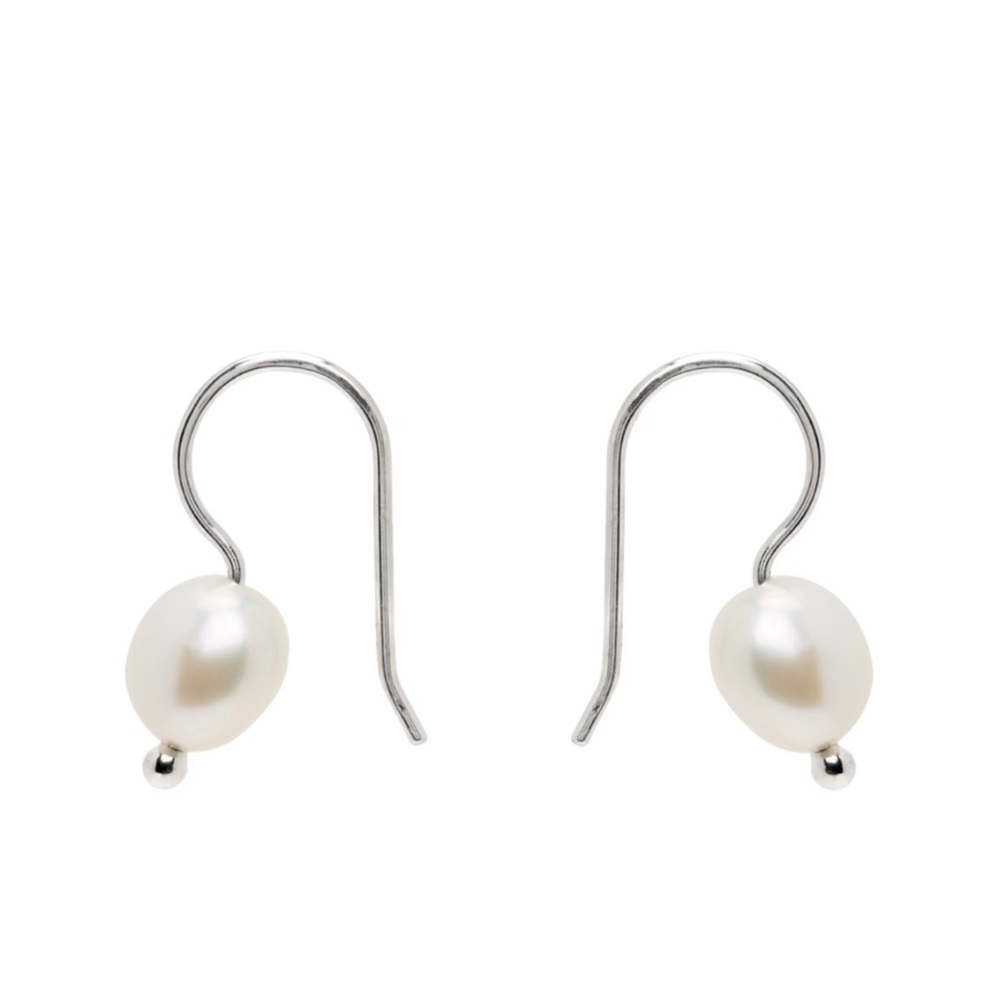 Sophie Buhai Mermaid South Sea Pearl Earrings 🪸 White - Picture 5 of 9